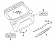 Diagram for 2023 Infiniti QX50 Emblem - 90890-5NA0A