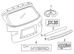 Diagram for 2019 Infiniti QX60 Emblem - 90895-1A68A