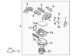 Diagram for 2020 Infiniti QX80 Cabin Air Filter - 27277-VX01A