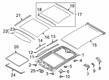 Diagram for 2022 Infiniti QX50 Weather Strip - 91346-5NA0A