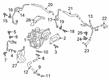 Diagram for 2022 Infiniti QX50 Turbocharger - 14411-5NA8A