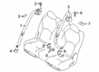 Diagram for Infiniti QX55 Seat Belt - 88884-5NA8A