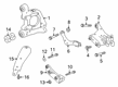 Diagram for Infiniti QX55 Control Arm Bolt - 55080-5VS0A