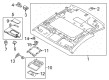 Diagram for Infiniti Q60 Sun Visor - 96400-5CR0B