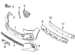 Diagram for Infiniti QX55 Bumper - 62022-5VG0J