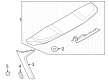 Diagram for 2022 Infiniti QX60 Spoiler - 96033-6SA0A