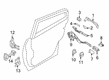 Diagram for 2023 Infiniti Q50 Door Handle - 82640-6HN1A