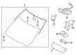 Diagram for 2022 Infiniti QX50 Car Mirror - 96321-7990A