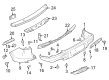 Diagram for 2023 Infiniti QX60 Bumper Reflector - 26565-6TA0A