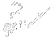 Diagram for Infiniti QX60 Windshield Washer Nozzle - 28970-6SA2B