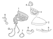 Diagram for 2023 Infiniti QX60 Car Mirror - 96301-6SB9A