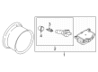 Diagram for Infiniti QX55 TPMS Sensor - 40770-6RA0A