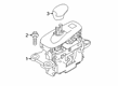 Diagram for Infiniti QX50 Center Console Base - 96910-5NA3C