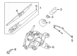 Diagram for Infiniti QX55 Windshield Washer Nozzle - 28970-5VG0A