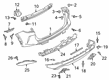 Diagram for 2022 Infiniti QX50 Bumper - 850B2-5NB0J