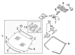 Diagram for 2021 Infiniti Q60 Windshield - G2700-5CA2B