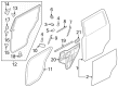 Diagram for Infiniti Door Seal - 82830-1LA1A