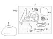 Diagram for Infiniti QX80 Car Mirror - 96301-6JL1A