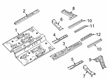 Diagram for Infiniti QX55 Rear Crossmember - G5431-5NAMA