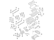 Diagram for Infiniti Timing Chain Guide - 13091-1CA2B