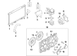 Diagram for Infiniti Radiator fan - 21481-4HK0B