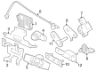 Diagram for 2022 Infiniti QX50 Parking Assist Distance Sensor - 28438-5VG1B