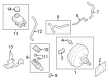 Diagram for Infiniti QX60 Brake Booster Vacuum Hose - 47474-6SA0A