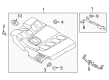 Diagram for 2024 Infiniti QX80 Engine Cover - 14041-1LA2B