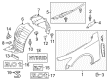 Diagram for Infiniti Mud Flaps - 999J2-J4QAB03