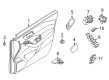 Diagram for 2023 Infiniti QX60 Door Lock Switch - 25210-6RA0A