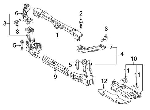 50818-1LA0A Genuine Infiniti Part