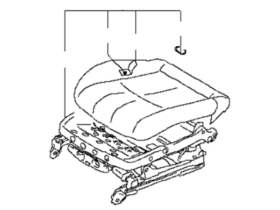 Infiniti 87350-JK78C Cushion Assembly - Front Seat
