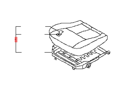 Infiniti 87350-AC700 Cushion Assembly - Front Seat