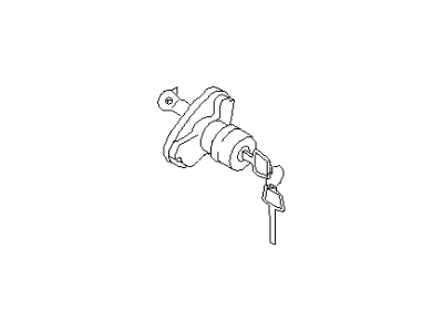 Infiniti Q45 Trunk Lock Cylinder - H4660-6P000