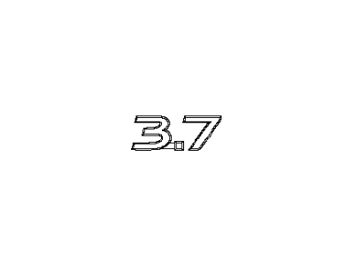 2015 Infiniti Q50 Emblem - 63891-4GC0A