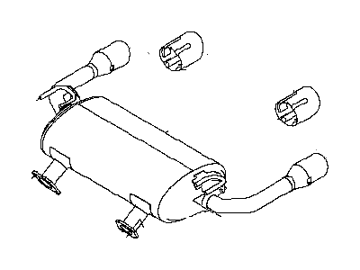 2021 Infiniti Q50 Exhaust Pipe - 20100-4GF0D