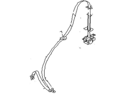 Infiniti 88844-6P019 Belt Assembly-Rear Seat Tongue