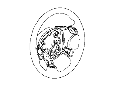 Infiniti 48430-9NF1A Steering Wheel Assembly Without Pad