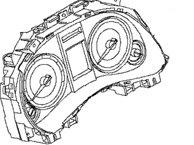 2009 Infiniti G37 Speedometer - 24820-JJ51C