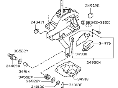 Infiniti G35 Automatic Transmission Shifter - 34901-AC70A