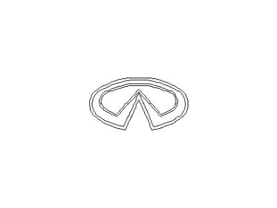 2017 Infiniti Q60 Emblem - 84894-5CH2A