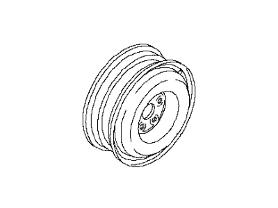 2014 Infiniti Q70 Spare Wheel - D0C00-1PM3A