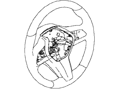 Infiniti 48430-5CG0A Steering Wheel Assembly Without Pad