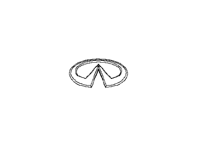 Infiniti QX56 Emblem - 93491-7S600