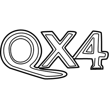 2003 Infiniti QX4 Emblem - 90894-1W311
