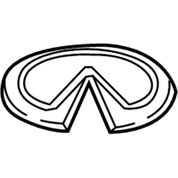 2017 Infiniti QX30 Emblem - 90890-5DA0A