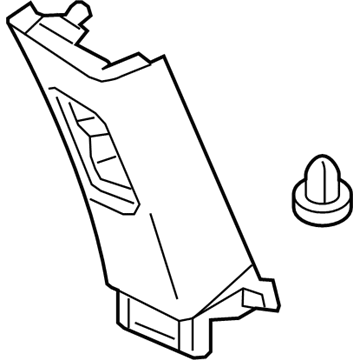 Infiniti 76935-6JL0A Finisher Assy-Luggage Rear Pillar,LH