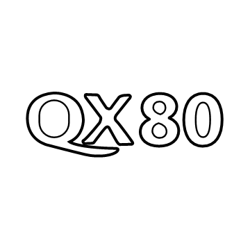 2022 Infiniti QX80 Emblem - 90891-3ZD5A