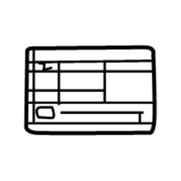 Infiniti 27090-E953A Label Caution