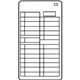 Infiniti 24313-6JE0A Label-Fuse Block